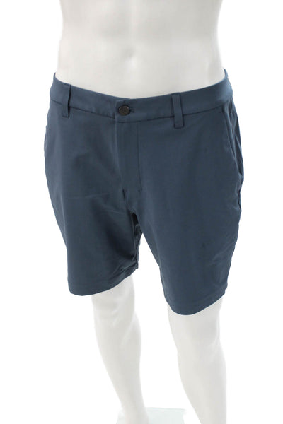 Lululemon Mens Athletic Blue Polyester Shorts Size 32