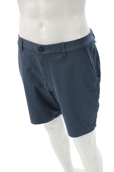 Lululemon Mens Athletic Blue Polyester Shorts Size 32