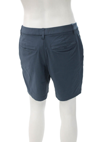 Lululemon Mens Athletic Blue Polyester Shorts Size 32