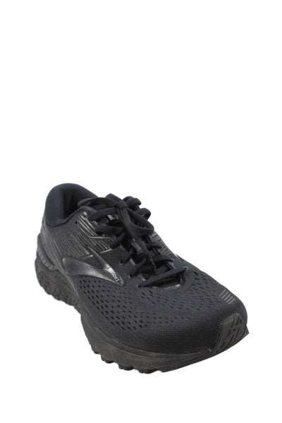 Brooks Womens Adrenaline 19 Lace Up Running Sneakers Black Size 11