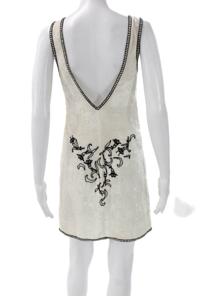 Standard James Perse Women Shift Dress Gray Linen Short Sleeve Crew Neck Size 0