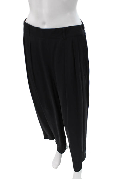 Escada Womens Dress Pants Black Polyester Blend Size 42