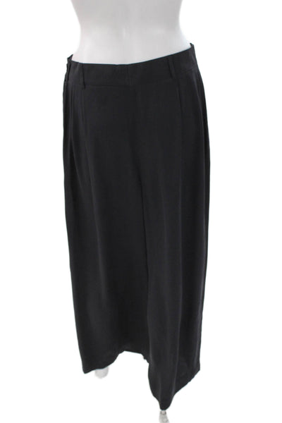 Escada Womens Dress Pants Black Polyester Blend Size 42