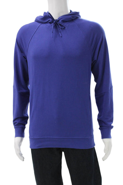 Lululemon Mens Purple Pullover Hoodie Polyester Blend Long Sleeve Size S