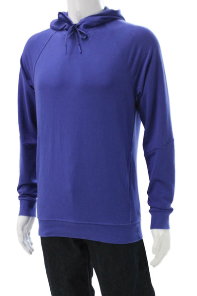 Lululemon Mens Purple Pullover Hoodie Polyester Blend Long Sleeve Size S