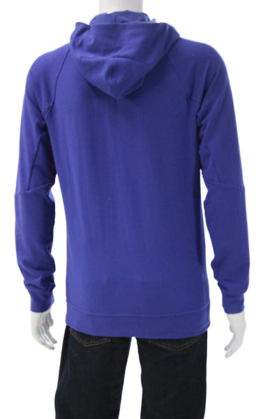 Lululemon Mens Purple Pullover Hoodie Polyester Blend Long Sleeve Size S