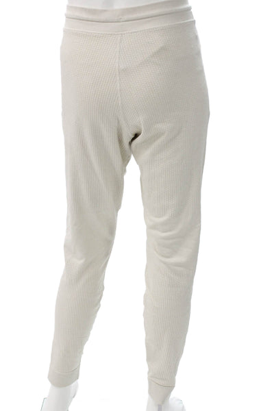 Lululemon Mens Joggers Beige Nylon Drawstring Inseam 29 Size M