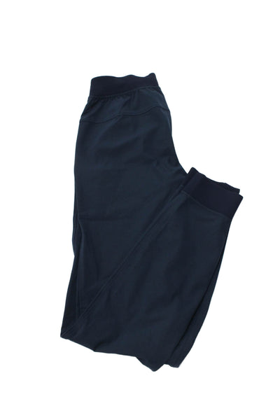 Lululemon Mens Jogger Blue Drawstring Polyester Blend Solid Size XS