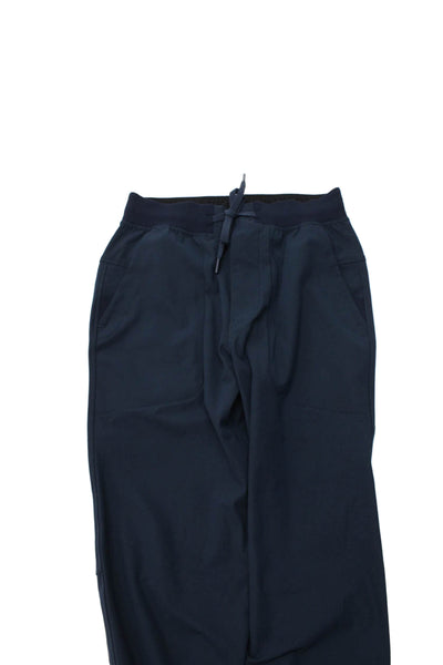 Lululemon Mens Jogger Blue Drawstring Polyester Blend Solid Size XS