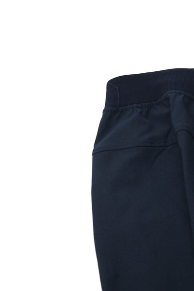 Lululemon Mens Jogger Blue Drawstring Polyester Blend Solid Size XS