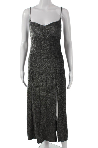 Urban Outfitters Women Maxi Black Sweetheart Sleeveless Dress Size M
