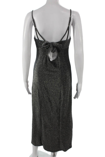 Urban Outfitters Women Maxi Black Sweetheart Sleeveless Dress Size M