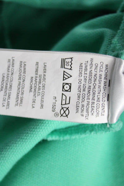 Polo Ralph Lauren Mens Short Sleeve Collared Knit Polo Shirt Green Size Large