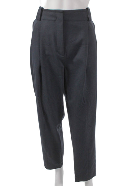 ALC Women Dress Pants Blue Wool Zip Size 10