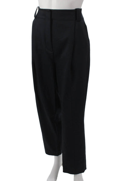 ALC Women Dress Pants Blue Wool Zip Size 10