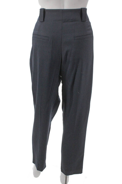 ALC Women Dress Pants Blue Wool Zip Size 10