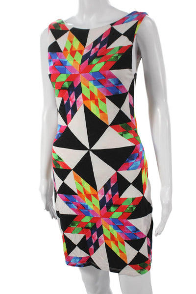 Mara Hoffman Swim Women Bodycon Swimdress Multicolor Geometric Size M