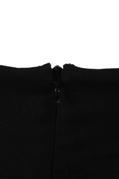 BHLDN Women Sheath Dress Black Sweetheart Mid Calf Sleeveless Polyester Size 2