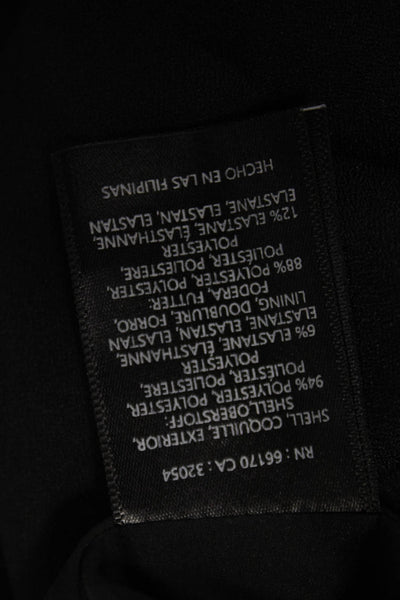 BHLDN Women Sheath Dress Black Sweetheart Mid Calf Sleeveless Polyester Size 2