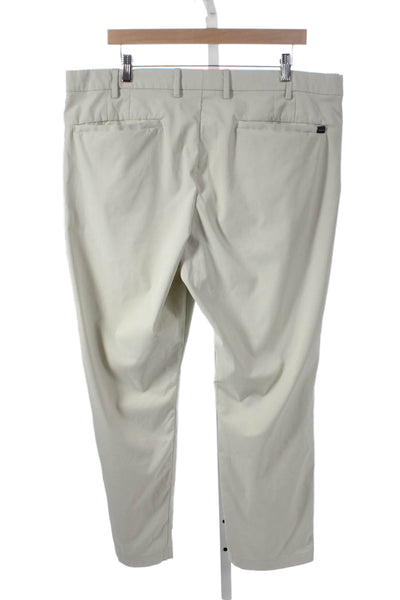 Polo Ralph Lauren Mens Chino Pants Beige Polyester Button Size 38