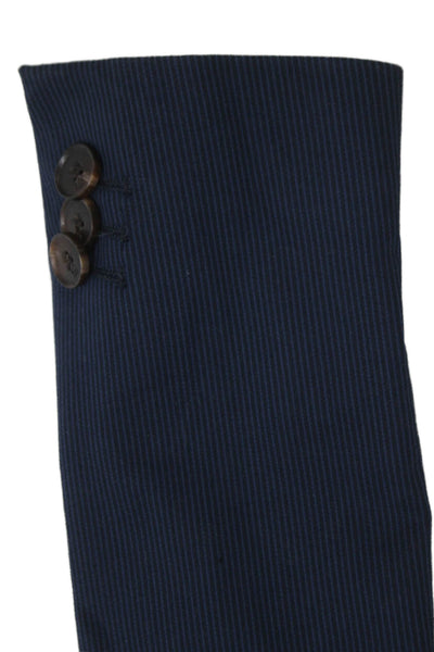 Scotch & Soda Childrens Boys Striped Blazer Jacket Navy Blue Cotton Size 6