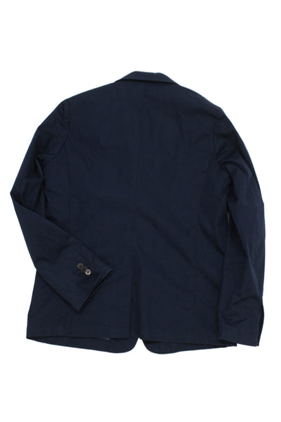 Scotch & Soda Childrens Boys Striped Blazer Jacket Navy Blue Cotton Size 12