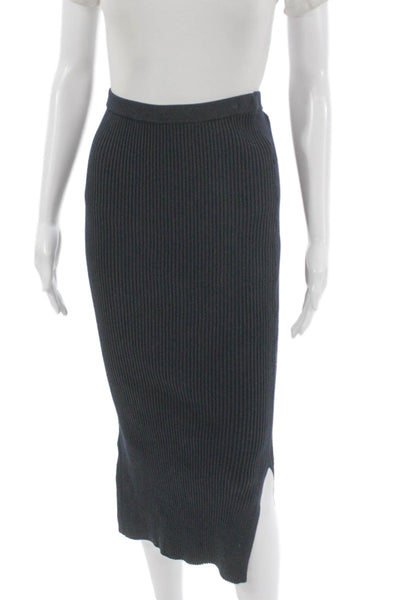 Cami Womens Straight Pencil Skirt Black Viscose Blend Long Size S