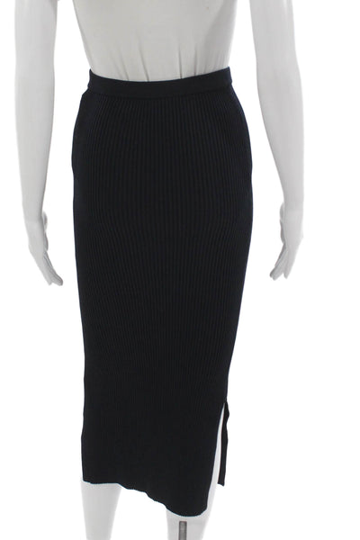 Cami Womens Straight Pencil Skirt Black Viscose Blend Long Size S