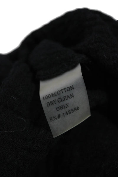 Roi Women A-Line Black Cotton Skirt Size XS