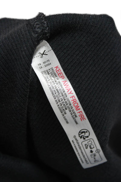 FP Movement Womens Tunic Boat Neck Gray Cotton Pullover Long Sleeve Size S