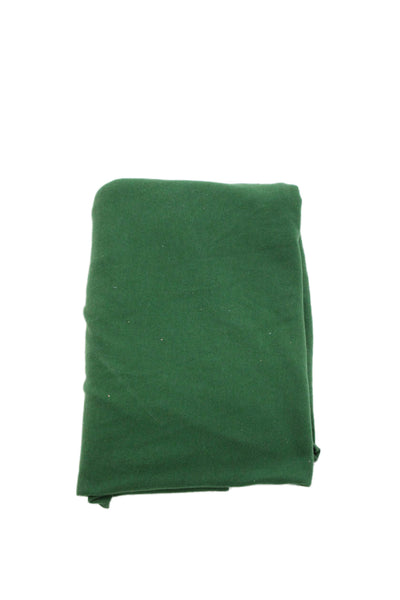 Donni Unisex Adults Solid Throw Blanket Green