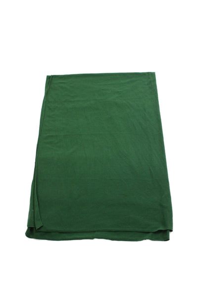 Donni Unisex Adults Solid Throw Blanket Green