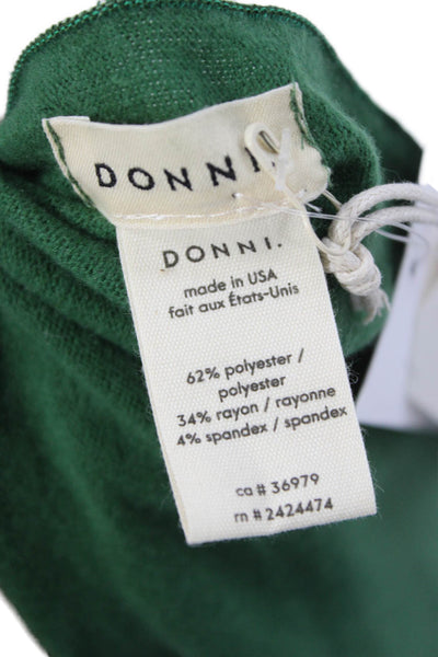 Donni Unisex Adults Solid Throw Blanket Green