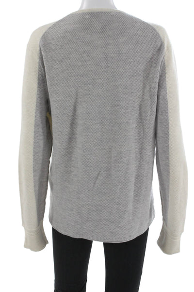 Rag & Bone Mens Pullover Merino Wool Crew Neck Sweater Beige Size L