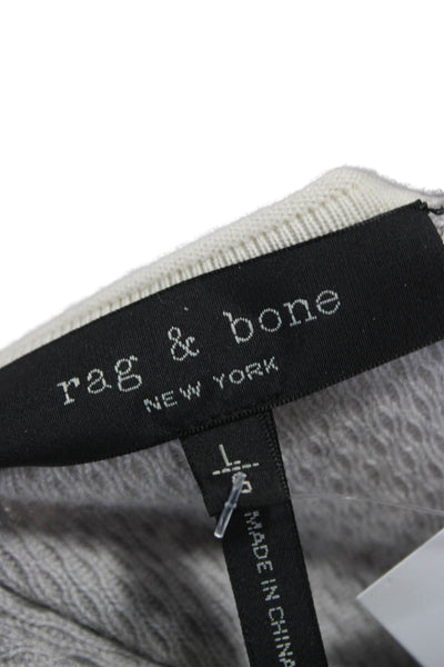 Rag & Bone Mens Pullover Merino Wool Crew Neck Sweater Beige Size L