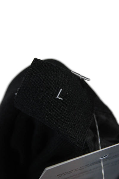 Boss Hugo Boss Mens Black Polo Zip Collar Size L