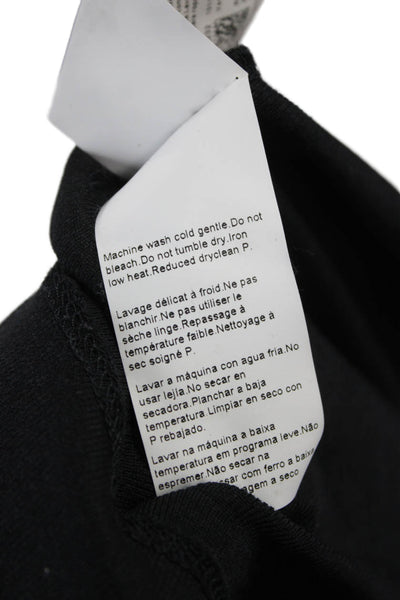 Boss Hugo Boss Mens Black Polo Zip Collar Size L