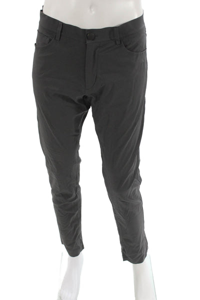 Theory Mens Gray Polyamide Dress Pants Size 33