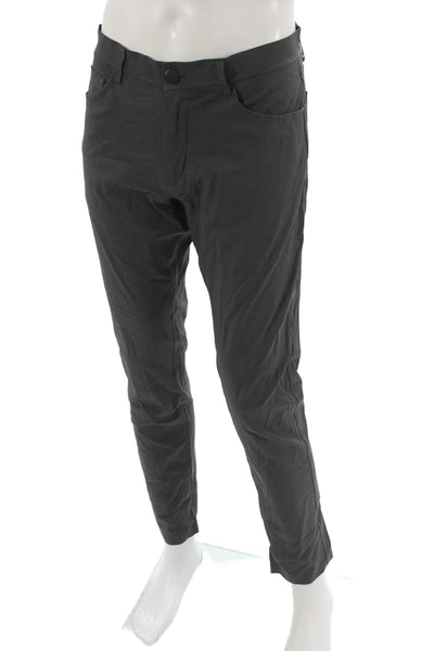 Theory Mens Gray Polyamide Dress Pants Size 33