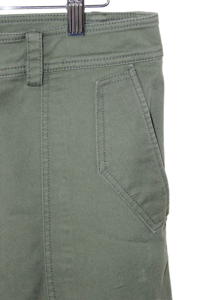 Derek Lam 10 Crosby Womens Cargo Pants Green Size 8