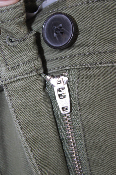 Derek Lam 10 Crosby Womens Cargo Pants Green Size 8