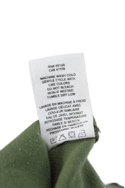 Derek Lam 10 Crosby Womens Cargo Pants Green Size 8