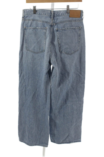 Citizens of Humanity Women Wide Leg Blue High Rise Jeans Size 29