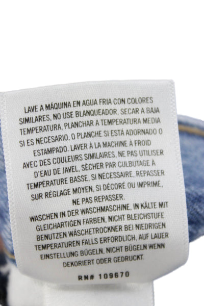 Citizens of Humanity Women Wide Leg Blue High Rise Jeans Size 29
