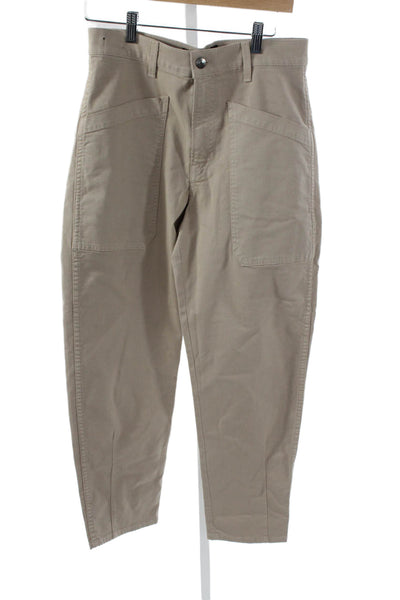 Veronica Beard Womens Khakis Beige Cotton Blend Button Fly Size 29