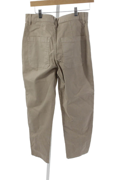 Veronica Beard Womens Khakis Beige Cotton Blend Button Fly Size 29