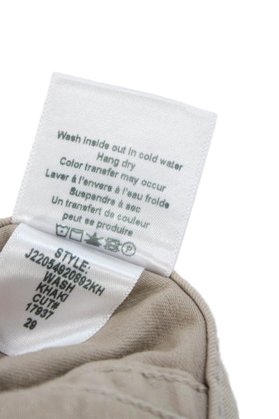 Veronica Beard Womens Khakis Beige Cotton Blend Button Fly Size 29