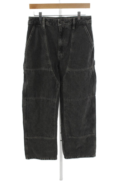 Helmut Lang Mens Straight High Rise Gray Cotton Jeans Size 29
