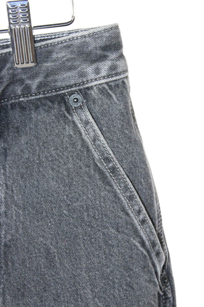 Helmut Lang Mens Straight High Rise Gray Cotton Jeans Size 29