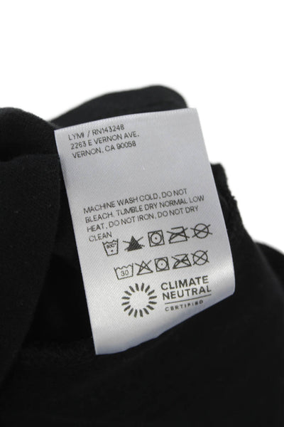 Reformation Women Bodycon Dress Black Mock Neck Sleeveless Short Size XS